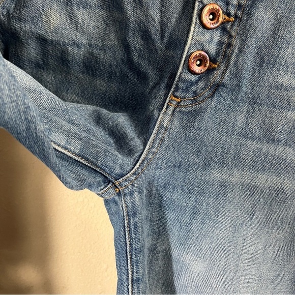 AO.LA x ALICE + OLIVIA High Rise Cropped Wide Leg Jeans in Night Moves - Picture 11 of 15